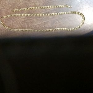 Men's Goldtone 24" Neck ChainW/ Bracelet 8"